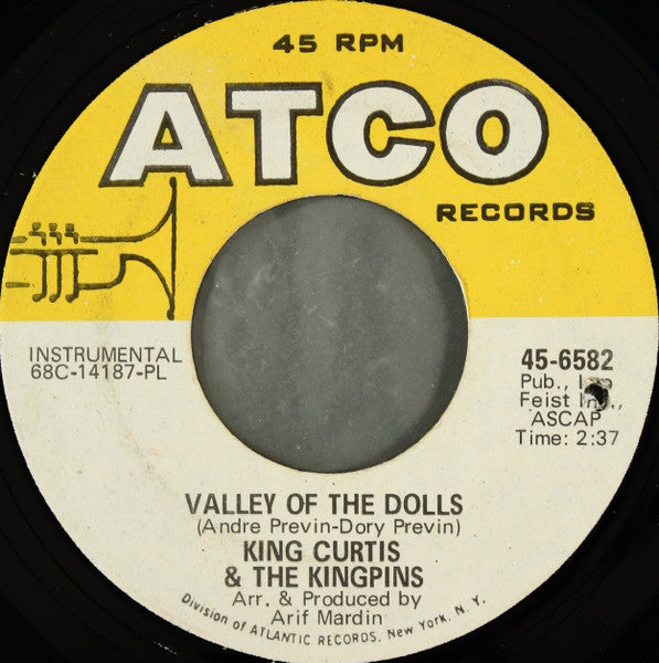 King Curtis & The Kingpins : Valley Of The Dolls (7", PL )