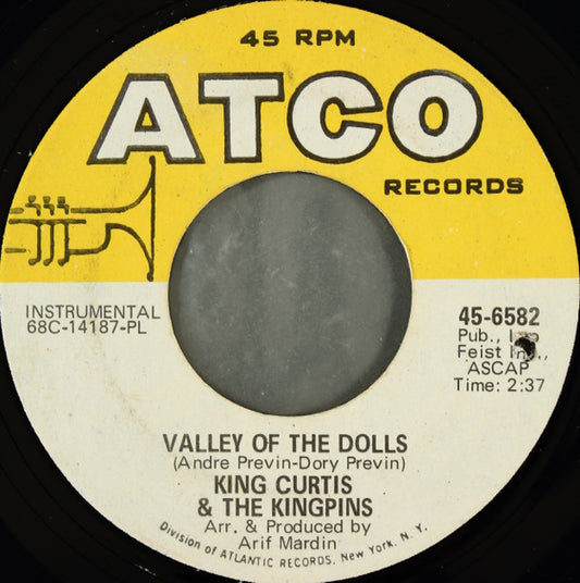 King Curtis & The Kingpins : Valley Of The Dolls (7", PL )