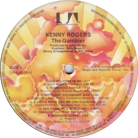 Kenny Rogers : The Gambler (LP, Album)