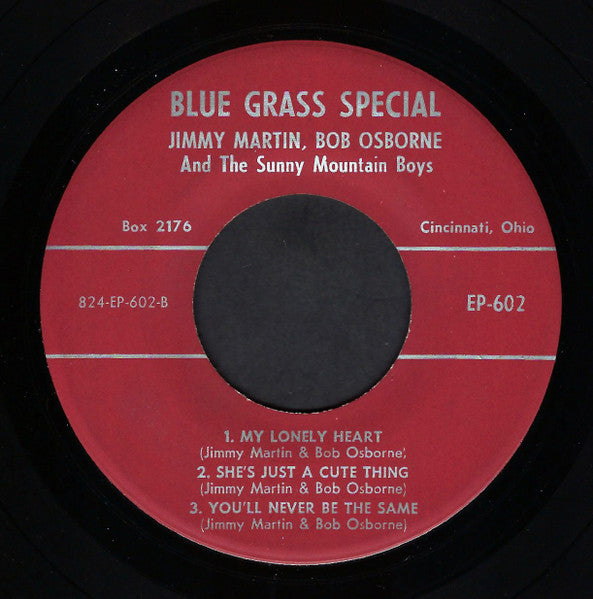 Leon Jackson (3), Johnny Bryant And The White Oak Mountain Boys / Jimmy Martin, Bob Osborne* And The Sunny Mountain Boys : White Oak Mountain Breakdown (7", EP)