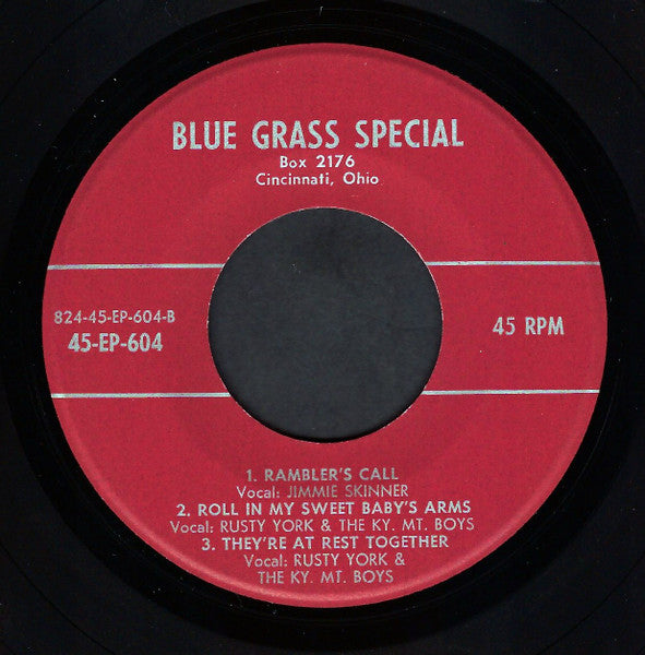 Jimmie Skinner / Rusty York & The Kentucky Mountain Boys (2) : Doin' My Time (7", EP)