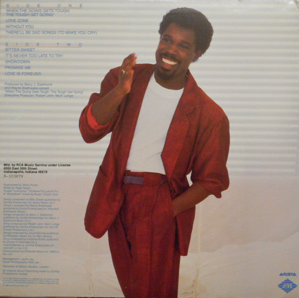 Billy Ocean : Love Zone (LP, Album, Club)