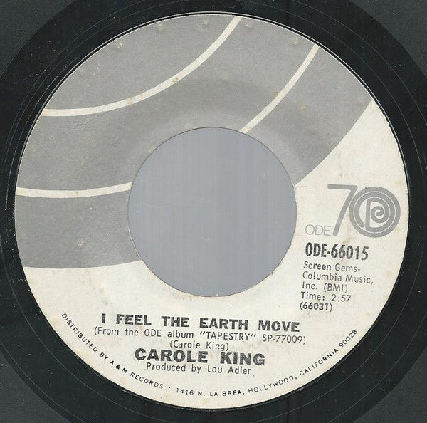 Carole King : It's Too Late   (7", Single)