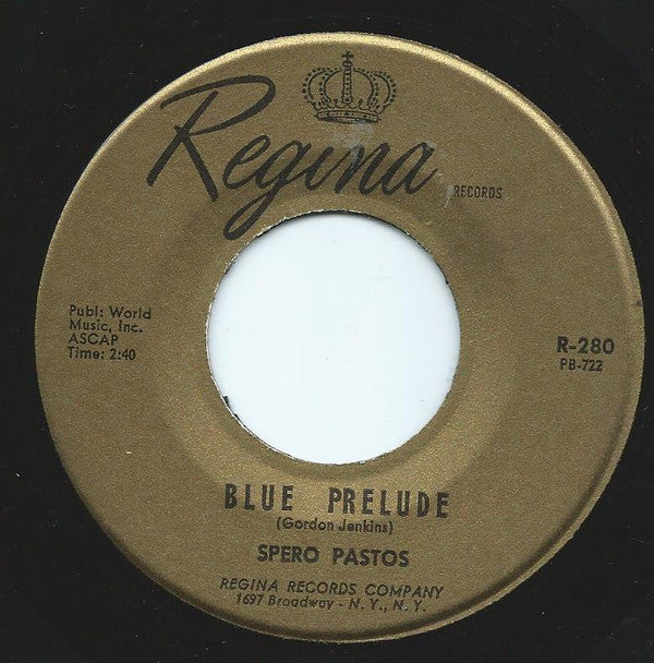 Spero Pastos : Small Idea/Blue Prelude (7", Single)