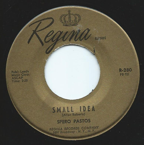 Spero Pastos : Small Idea/Blue Prelude (7", Single)