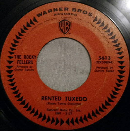 The Rocky Fellers : Rented Tuxedo / Two Steps Downstairs In The Basement (7", Single)
