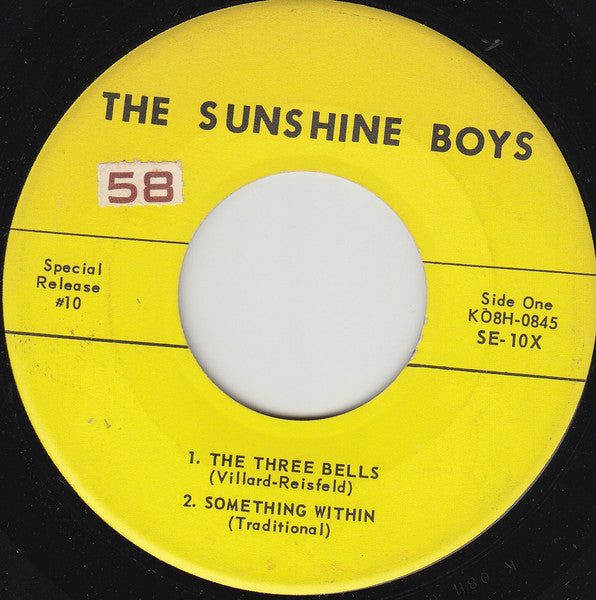 The Sunshine Boys Quartet : The Three Bells (7")