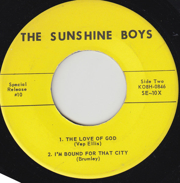 The Sunshine Boys Quartet : The Three Bells (7")