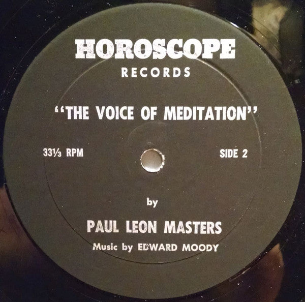 Paul Leon Masters : The Voice Of Meditation (LP, Album, Mono)