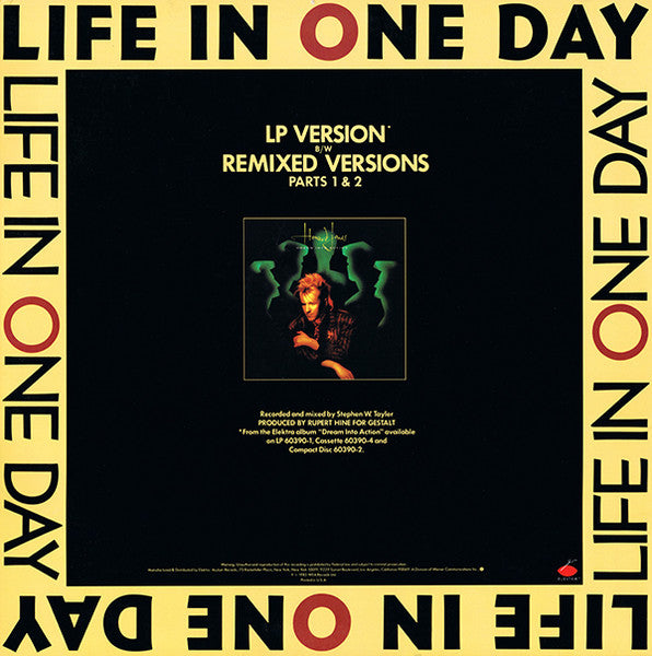Howard Jones : Life In One Day (12", Single, All)