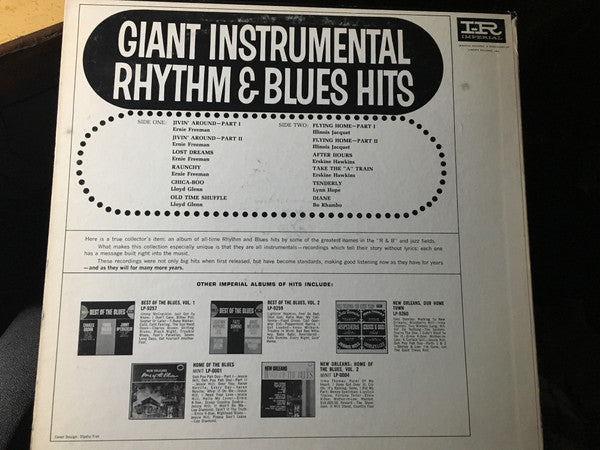 Various : Giant Instrumental Rhythm & Blues Hits (LP, Album, Comp, Mono, Res)