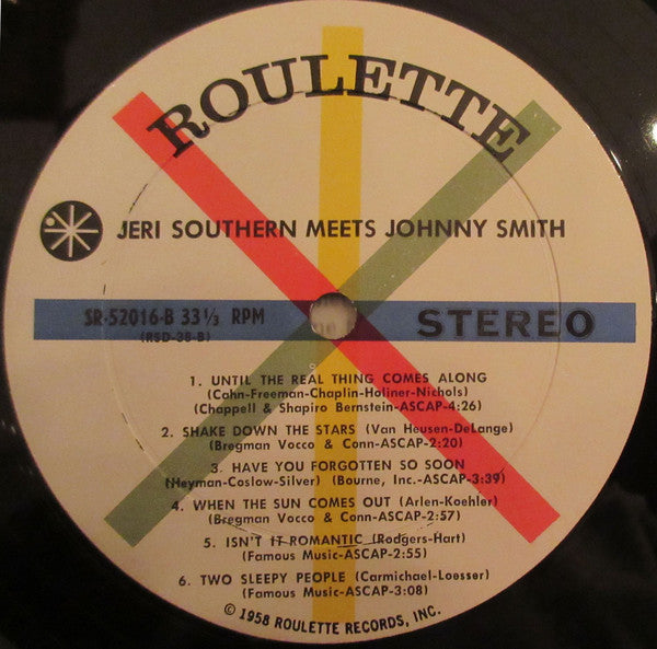 Jeri Southern And Johnny Smith : Jeri Southern Meets Johnny Smith (LP, Album)