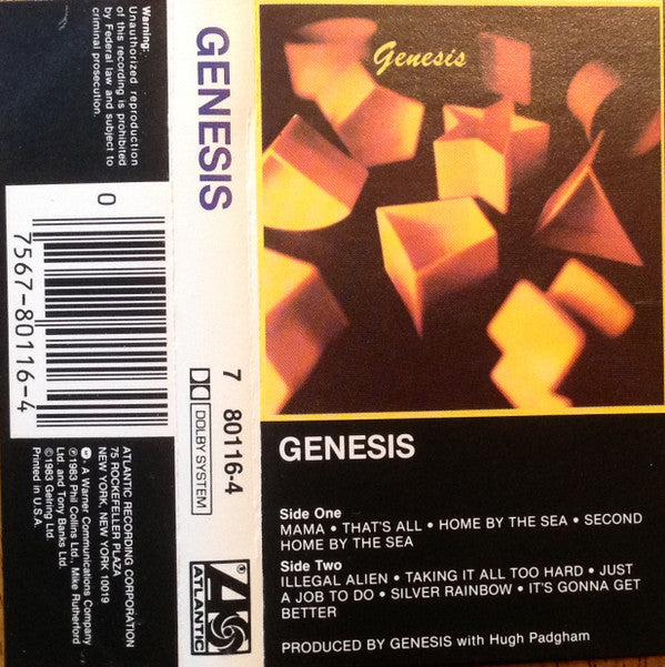 Genesis : Genesis (Cass, Album)