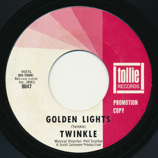 Twinkle (3) : Golden Lights (7", Promo)