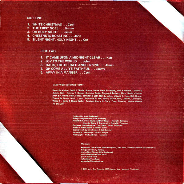 The Blackwood Brothers* : Merry Christmas From The Blackwood Brothers (LP, Album)