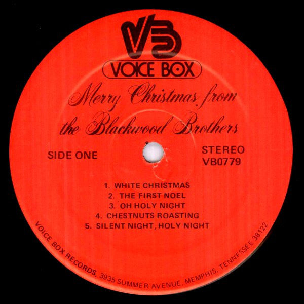 The Blackwood Brothers* : Merry Christmas From The Blackwood Brothers (LP, Album)