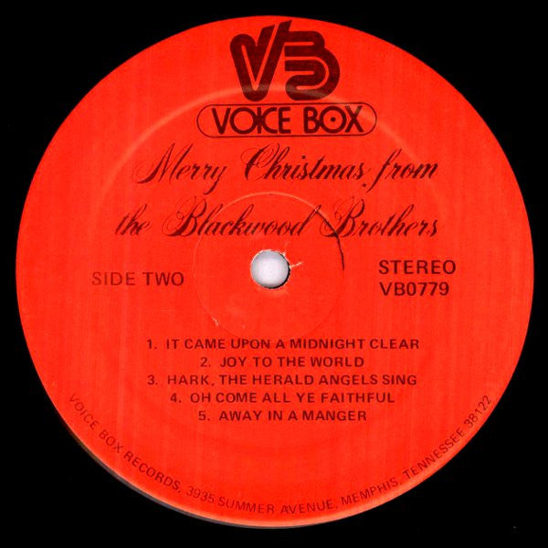 The Blackwood Brothers* : Merry Christmas From The Blackwood Brothers (LP, Album)