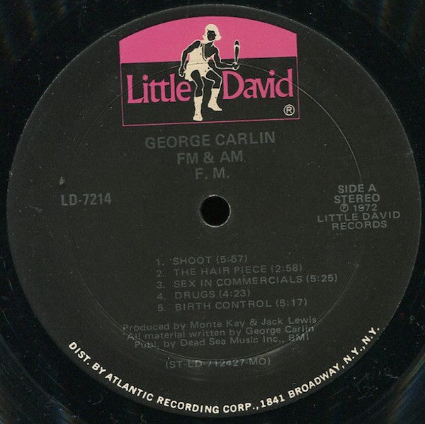 George Carlin : FM & AM (LP, Album, MO )
