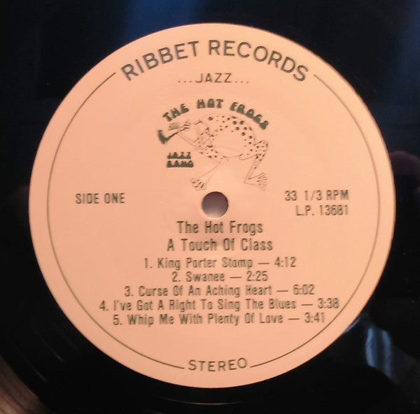 The Hot Frogs Jumping Jazz Band : A Touch Of Class (LP, Album)