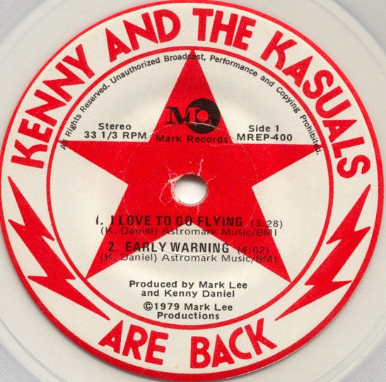 Kenny And The Kasuals* : Are Back (7", Cle)