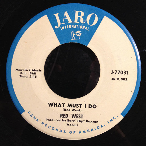 Red West : F.B.I. Story / What Must I Do (7", Single)