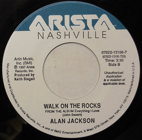 Alan Jackson (2) : Between The Devil And Me (7", Single)