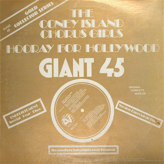 The Coney Island Chorus Girls* : Hooray For Hollywood (12")