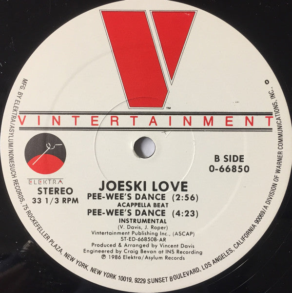 Joeski Love : Pee-Wee's Dance (12", RE)