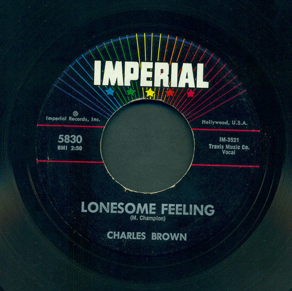 Charles Brown : Fool's Paradise / Lonesome Feeling (7", Single)