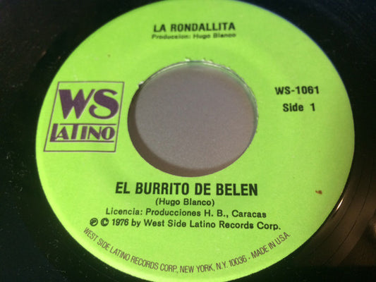 La Rondallita : El Burrito De Belen (7", Single)