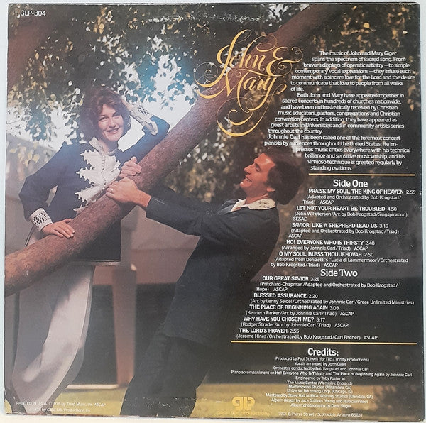 John & Mary* : Thine We Are (LP)