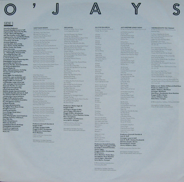 The O'Jays : Love Fever (LP, Album)