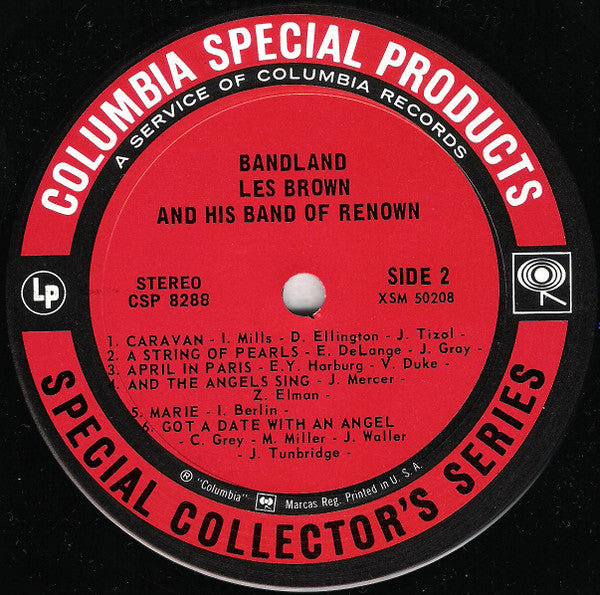 Les Brown And His Band Of Renown : Bandland (Great Songs Of Great Bands) (LP)