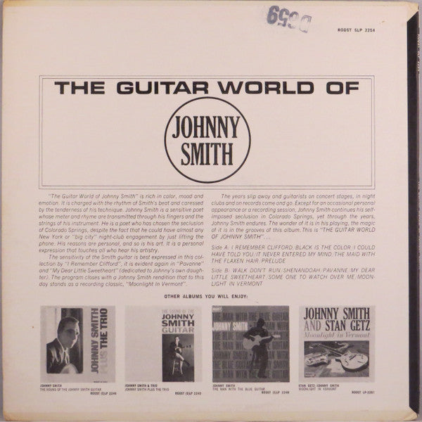 Johnny Smith : The Guitar World Of Johnny Smith (LP, Comp)