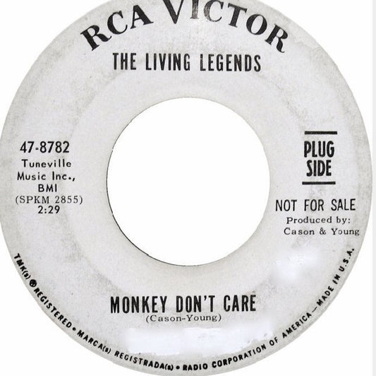 The Living Legends (2) : Monkey Don't Care / Soul Supper (7", Promo)