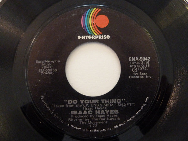 Isaac Hayes : Do Your Thing (7", Single, Styrene, Mon)