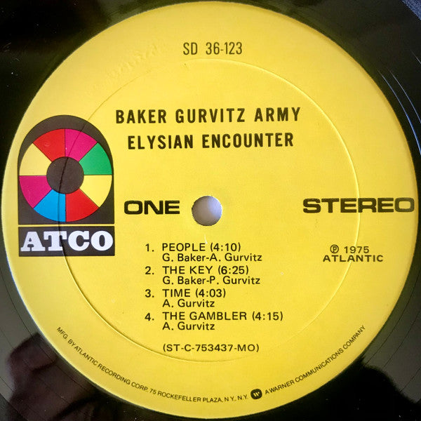 Baker Gurvitz Army : Elysian Encounter (LP, Album, MO)