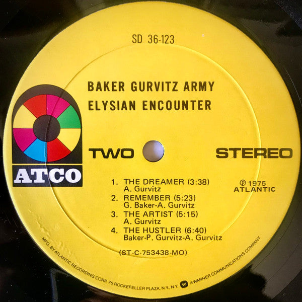 Baker Gurvitz Army : Elysian Encounter (LP, Album, MO)