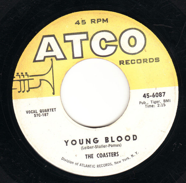 The Coasters : Young Blood / Searchin' (7", Single)