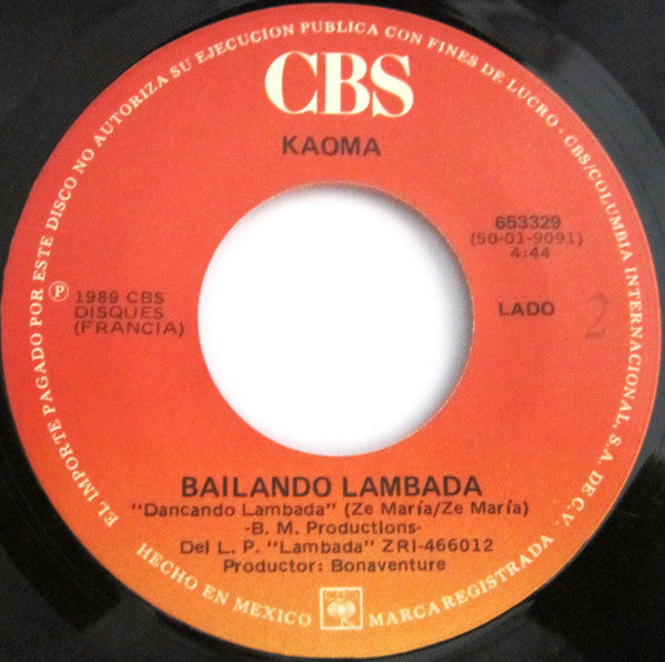 Kaoma : Lambada (7", Single)