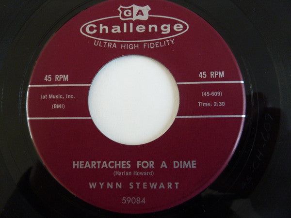 Wynn Stewart : Heartaches For A Dime / Playboy (7", Single, Mon)