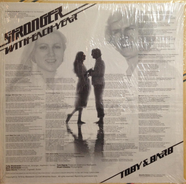 Toby & Barb* : Stronger With Each Year (LP, Album)