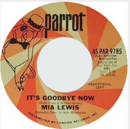 Mia Lewis (2) : It's Goodbye Now (7", Promo)