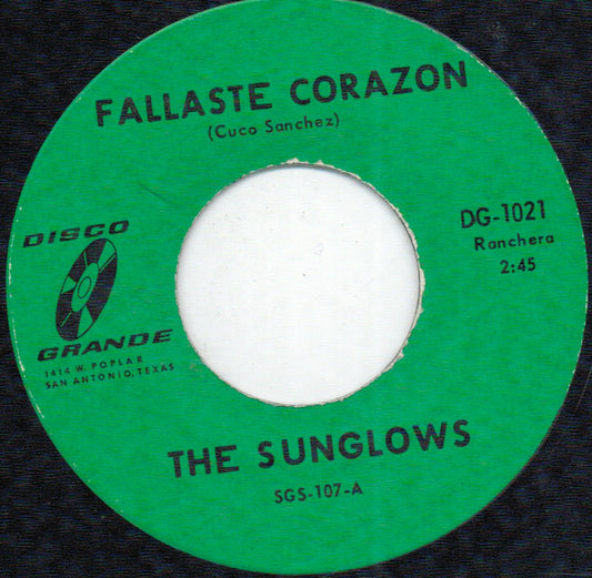 The Sunglows : Fallaste Corazon (7", Single)