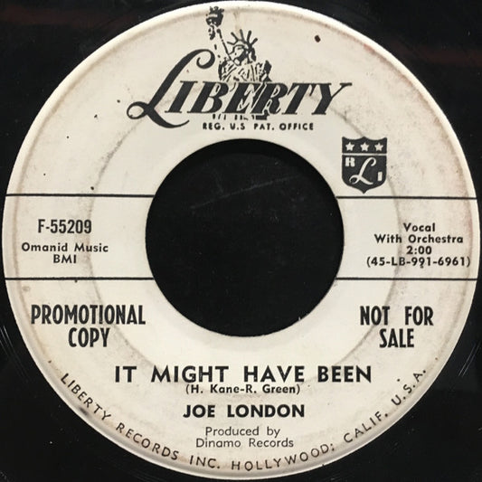 Joe London (2) : It Might Have Been (7", Promo)