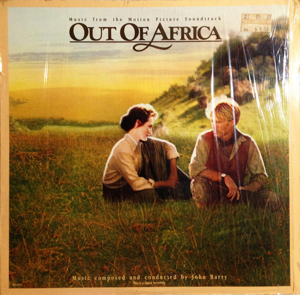 John Barry : Out Of Africa (Music From The Motion Picture Soundtrack) (LP, Album, Pin)