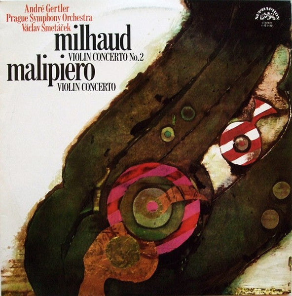 Darius Milhaud / Gian Francesco Malipiero : Concerto No. 2 For Violin And Orchestra / Concerto For Violin And Orchestra (LP, RP)