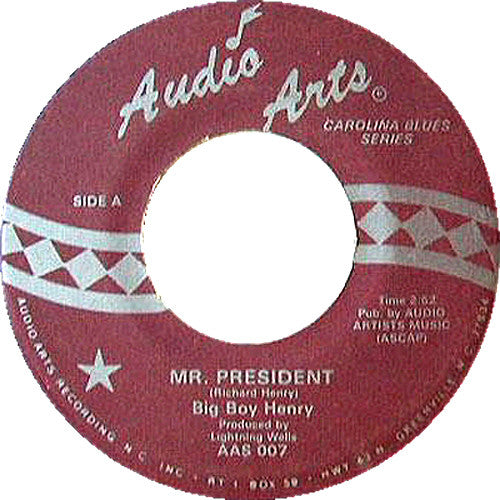 Big Boy Henry : Mr. President  (7", Single)