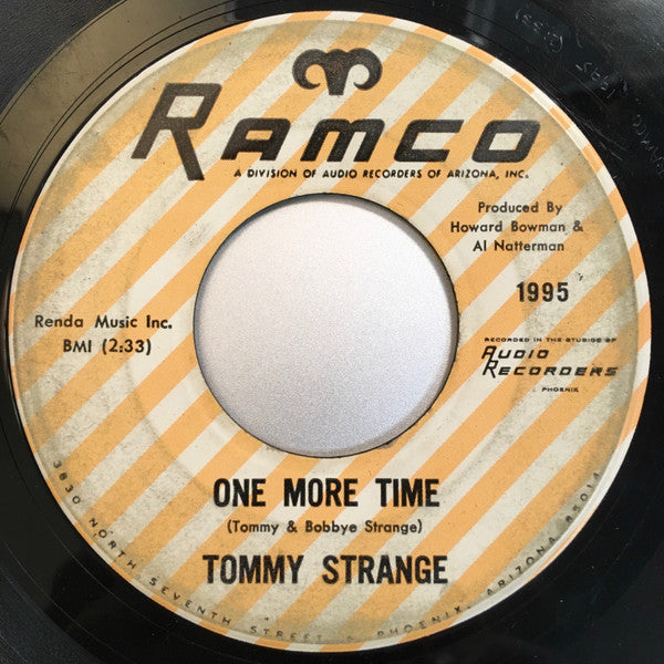 Tommy Strange (2) : One More Time / She Was Never Mine To Lose (7", Single)