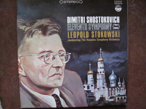 Dmitri Shostakovich Dimitri Shostokovich Leopold Stokowski conducting Houston Symphony Orchestra : Eleventh Symphony (Year 1905) (2xLP, Enh, Box)